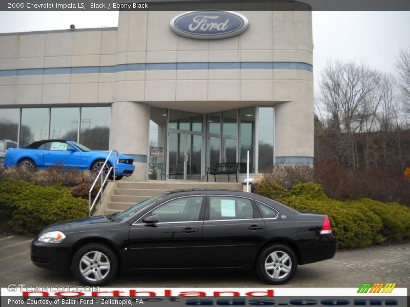 Black / Ebony Black 2006 Chevrolet Impala LS