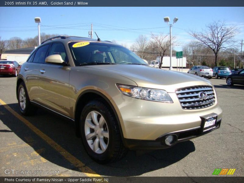 Golden Sand / Willow 2005 Infiniti FX 35 AWD