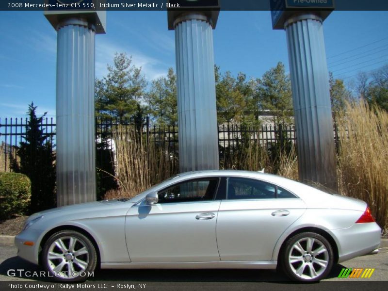 Iridium Silver Metallic / Black 2008 Mercedes-Benz CLS 550