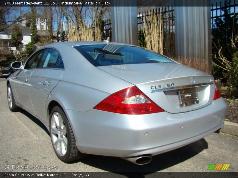 Iridium Silver Metallic / Black 2008 Mercedes-Benz CLS 550