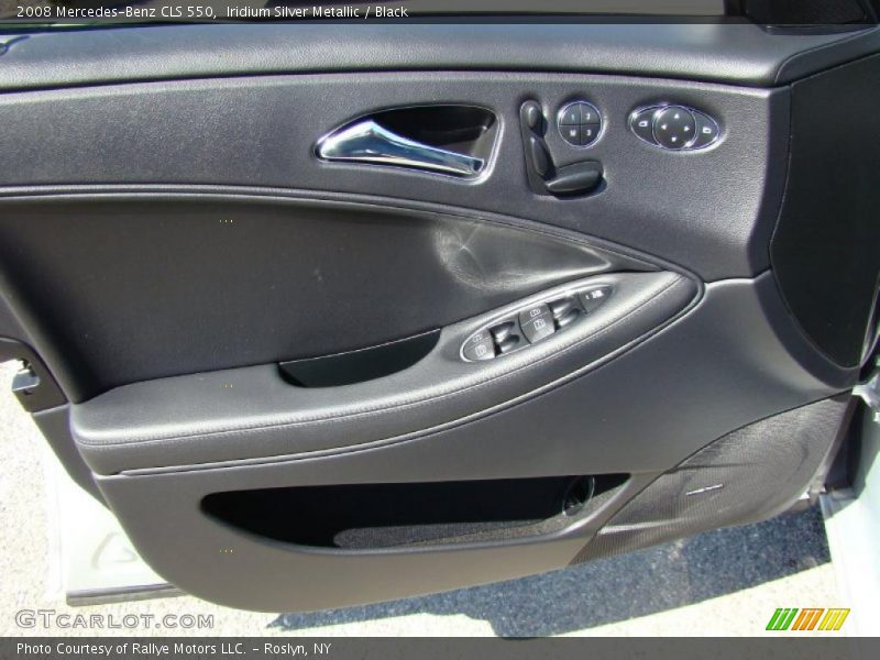 Iridium Silver Metallic / Black 2008 Mercedes-Benz CLS 550