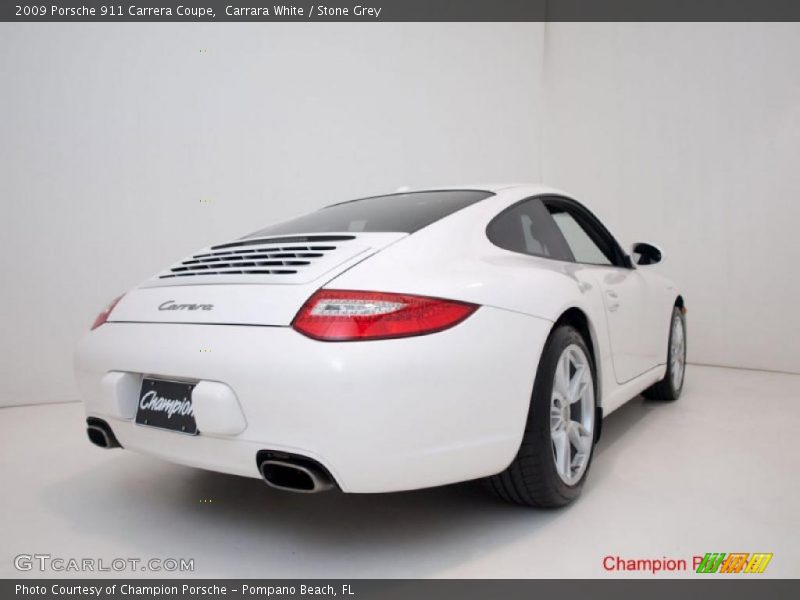 Carrara White / Stone Grey 2009 Porsche 911 Carrera Coupe