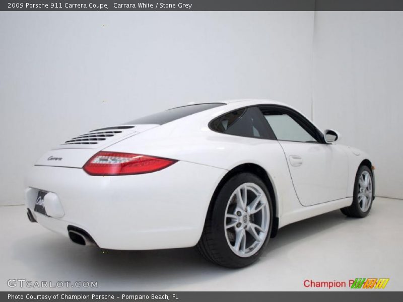 Carrara White / Stone Grey 2009 Porsche 911 Carrera Coupe