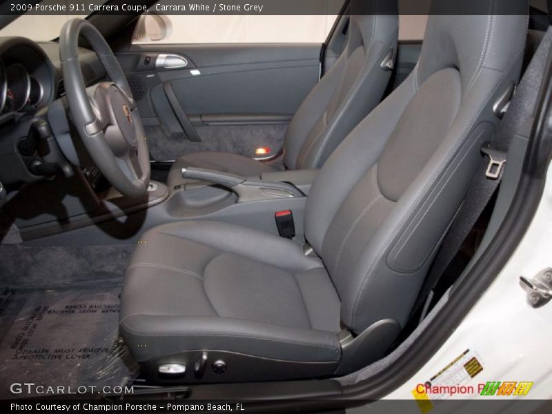 Carrara White / Stone Grey 2009 Porsche 911 Carrera Coupe