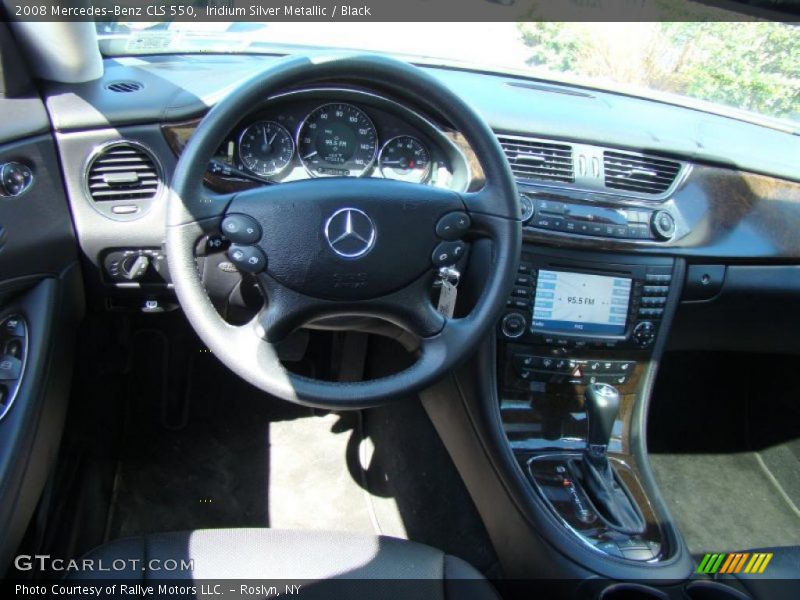 Iridium Silver Metallic / Black 2008 Mercedes-Benz CLS 550