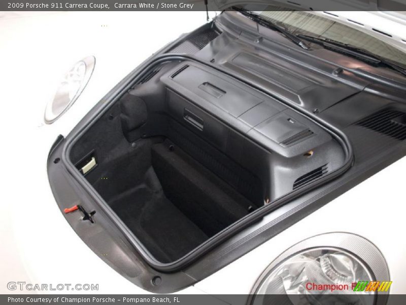Carrara White / Stone Grey 2009 Porsche 911 Carrera Coupe