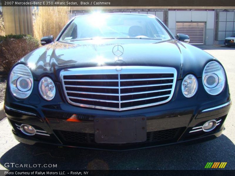 Black / Cashmere 2007 Mercedes-Benz E 350 4Matic Sedan
