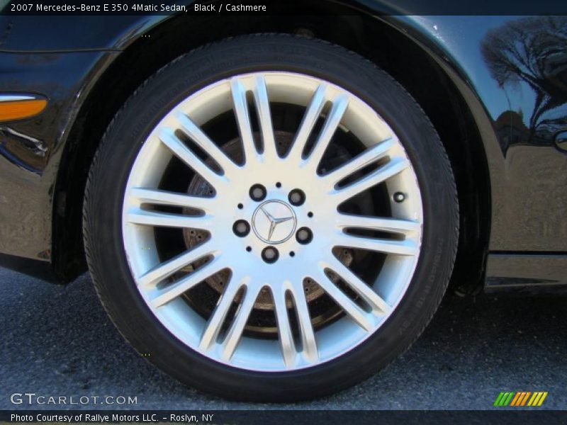 Black / Cashmere 2007 Mercedes-Benz E 350 4Matic Sedan