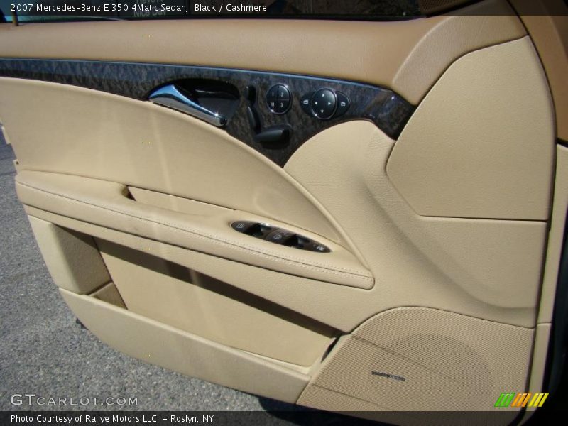 Black / Cashmere 2007 Mercedes-Benz E 350 4Matic Sedan