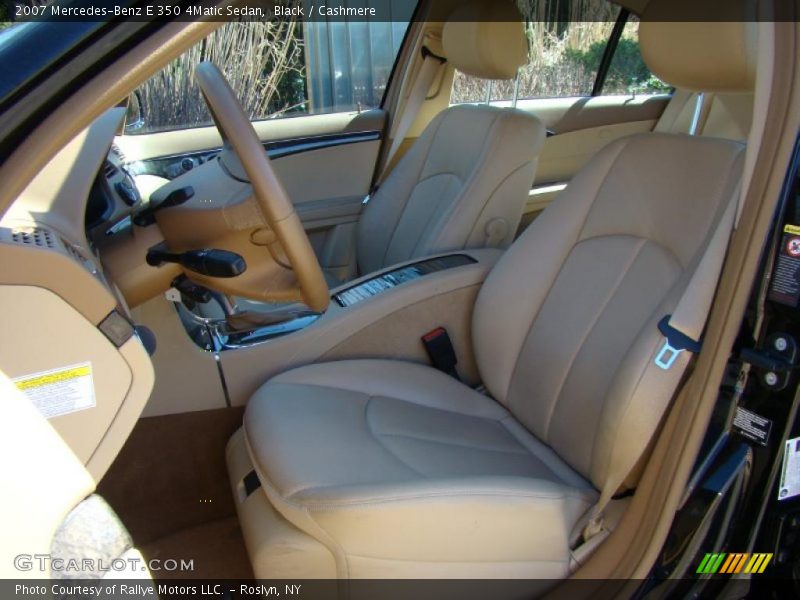 Black / Cashmere 2007 Mercedes-Benz E 350 4Matic Sedan