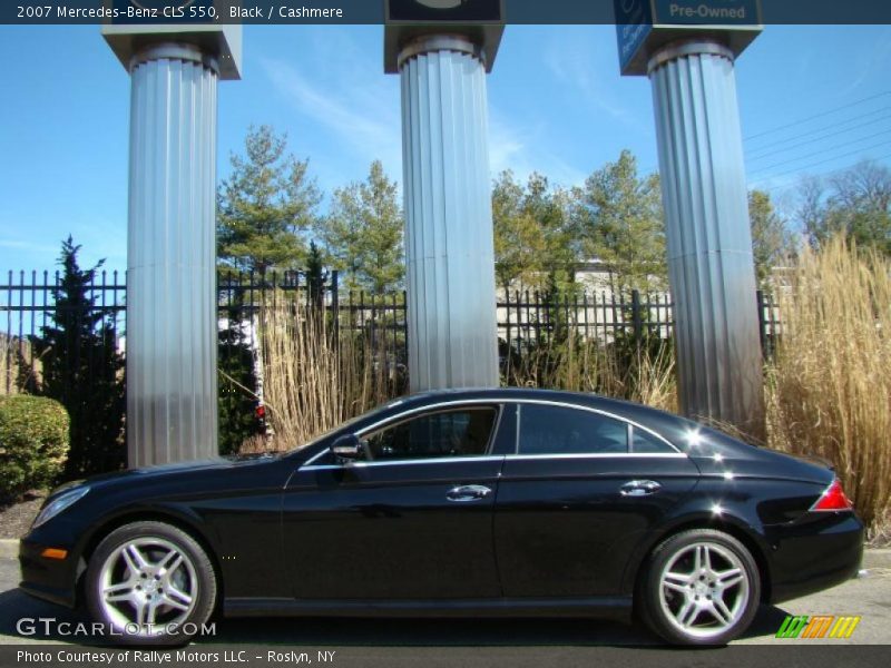 Black / Cashmere 2007 Mercedes-Benz CLS 550