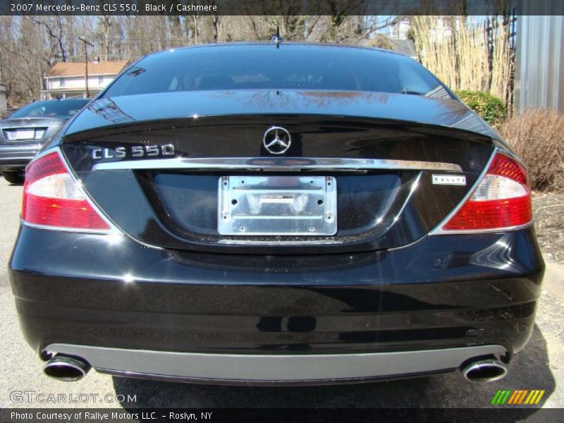 Black / Cashmere 2007 Mercedes-Benz CLS 550