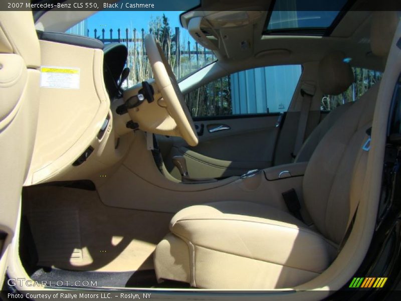 Black / Cashmere 2007 Mercedes-Benz CLS 550