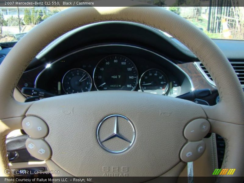 Black / Cashmere 2007 Mercedes-Benz CLS 550