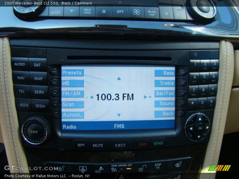 Black / Cashmere 2007 Mercedes-Benz CLS 550