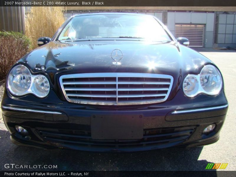Black / Black 2007 Mercedes-Benz C 280 4Matic Luxury