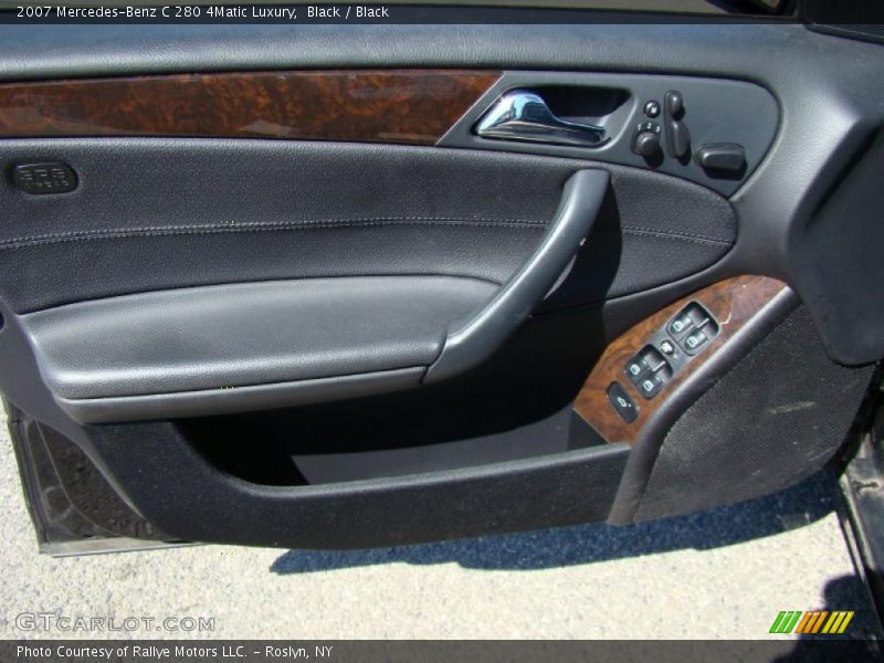 Black / Black 2007 Mercedes-Benz C 280 4Matic Luxury