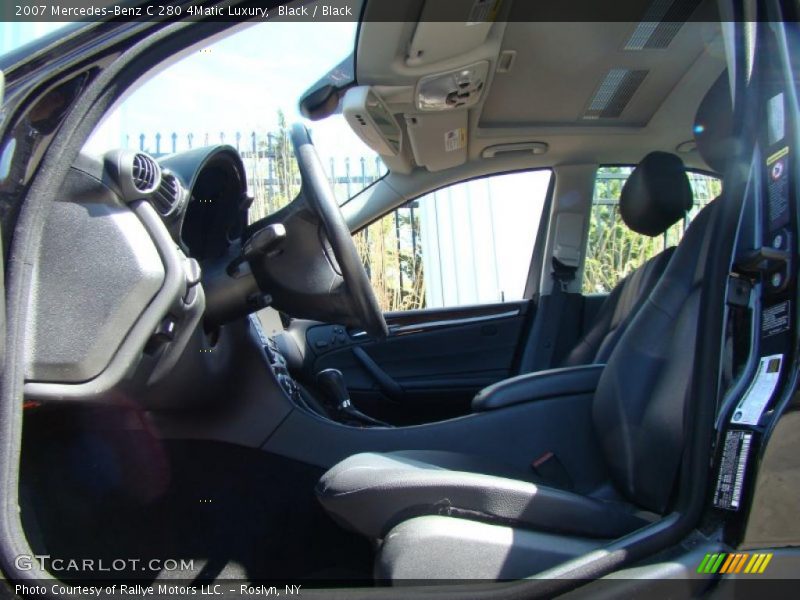 Black / Black 2007 Mercedes-Benz C 280 4Matic Luxury