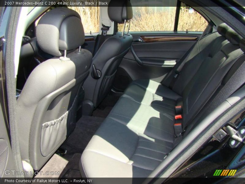Black / Black 2007 Mercedes-Benz C 280 4Matic Luxury