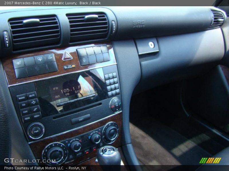 Black / Black 2007 Mercedes-Benz C 280 4Matic Luxury
