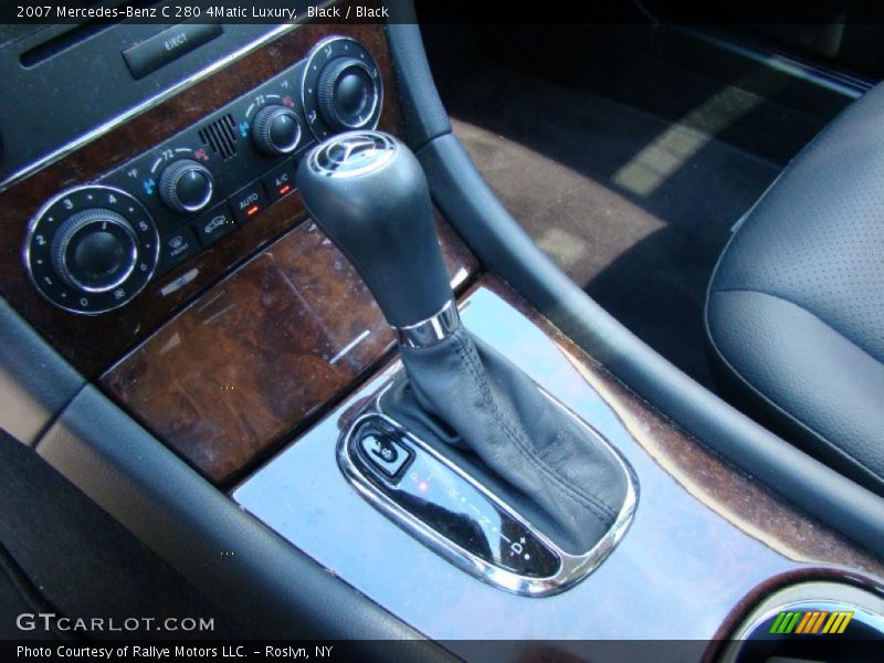 Black / Black 2007 Mercedes-Benz C 280 4Matic Luxury
