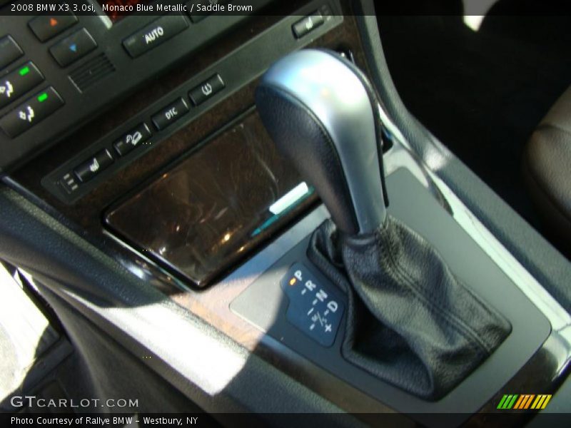 Monaco Blue Metallic / Saddle Brown 2008 BMW X3 3.0si
