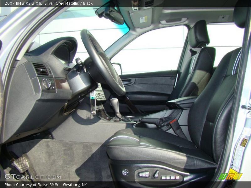 Silver Grey Metallic / Black 2007 BMW X3 3.0si