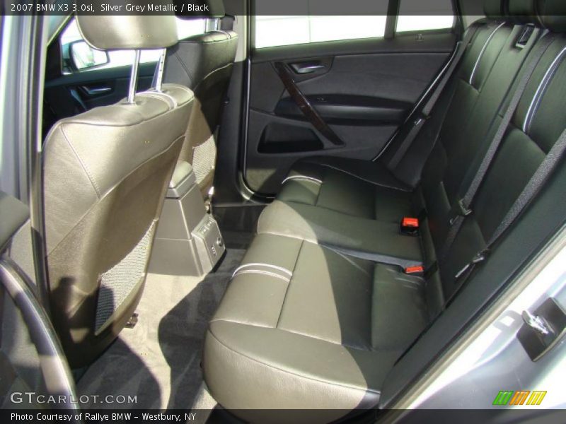 Silver Grey Metallic / Black 2007 BMW X3 3.0si
