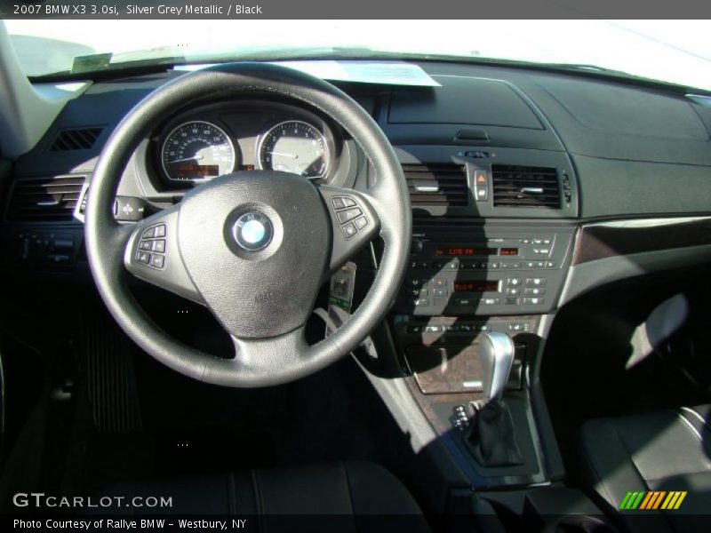 Silver Grey Metallic / Black 2007 BMW X3 3.0si