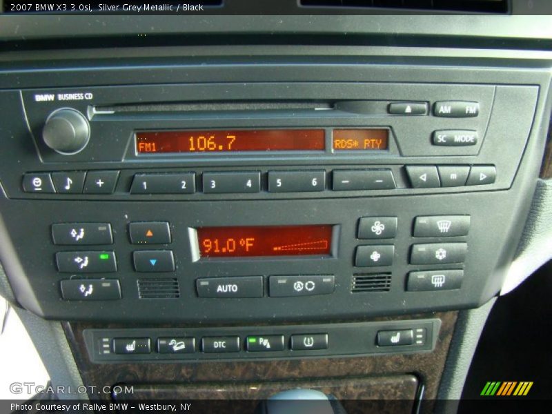 Silver Grey Metallic / Black 2007 BMW X3 3.0si