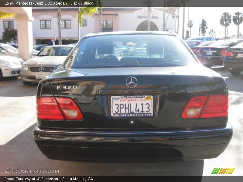 Black / Black 1996 Mercedes-Benz E 320 Sedan