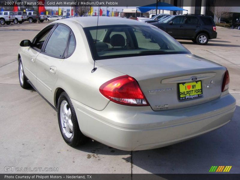 Gold Ash Metallic / Medium/Dark Pebble 2007 Ford Taurus SEL