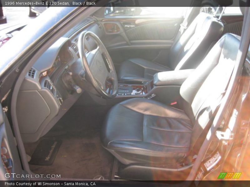 Black / Black 1996 Mercedes-Benz E 320 Sedan