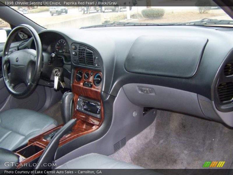 Paprika Red Pearl / Black/Gray 1998 Chrysler Sebring LXi Coupe