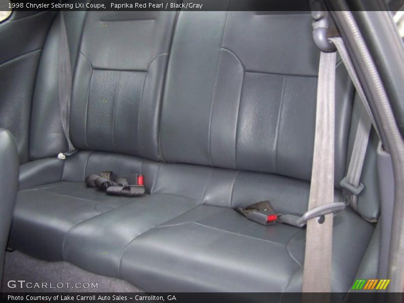 Paprika Red Pearl / Black/Gray 1998 Chrysler Sebring LXi Coupe