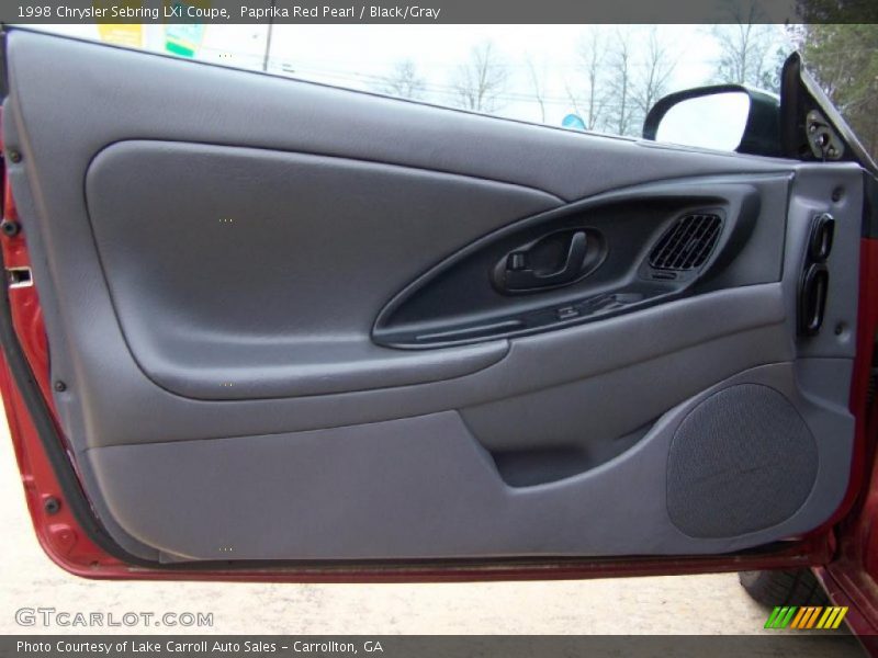 Paprika Red Pearl / Black/Gray 1998 Chrysler Sebring LXi Coupe