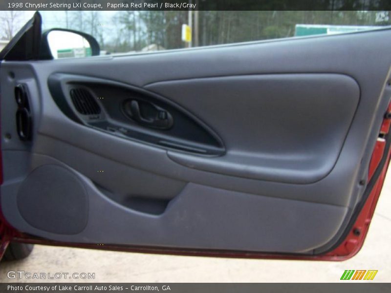 Paprika Red Pearl / Black/Gray 1998 Chrysler Sebring LXi Coupe
