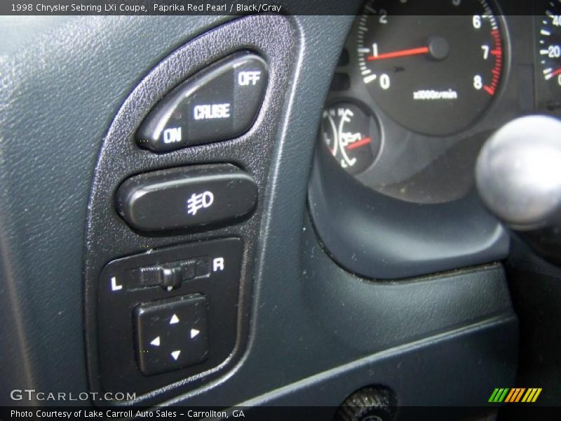Paprika Red Pearl / Black/Gray 1998 Chrysler Sebring LXi Coupe