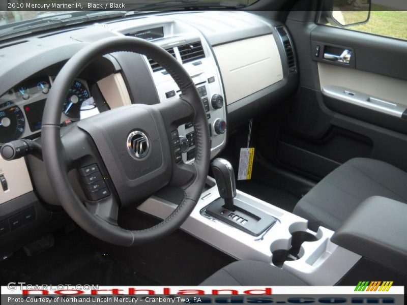 Black / Black 2010 Mercury Mariner I4