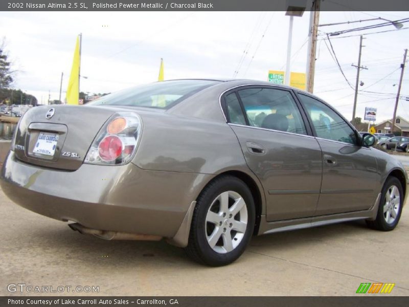 Polished Pewter Metallic / Charcoal Black 2002 Nissan Altima 2.5 SL