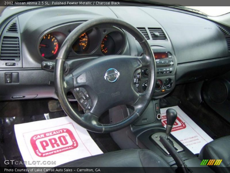 Polished Pewter Metallic / Charcoal Black 2002 Nissan Altima 2.5 SL