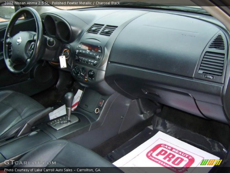 Polished Pewter Metallic / Charcoal Black 2002 Nissan Altima 2.5 SL