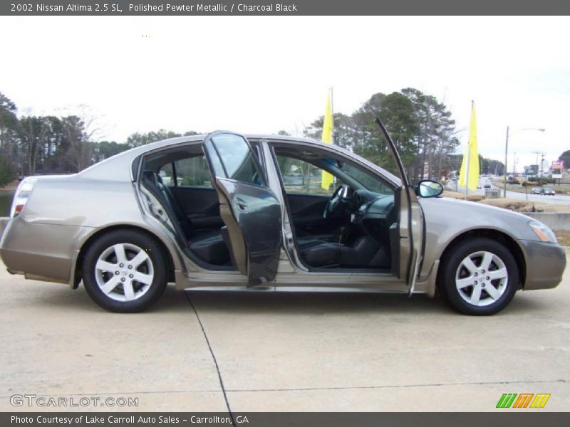 Polished Pewter Metallic / Charcoal Black 2002 Nissan Altima 2.5 SL