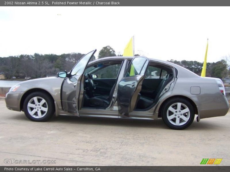 Polished Pewter Metallic / Charcoal Black 2002 Nissan Altima 2.5 SL