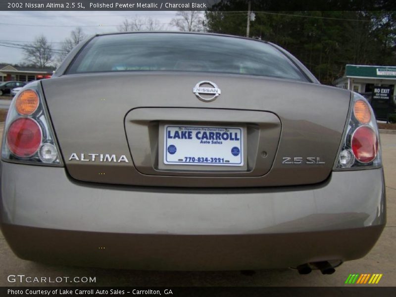 Polished Pewter Metallic / Charcoal Black 2002 Nissan Altima 2.5 SL