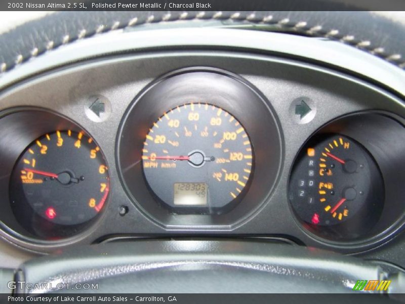 Polished Pewter Metallic / Charcoal Black 2002 Nissan Altima 2.5 SL