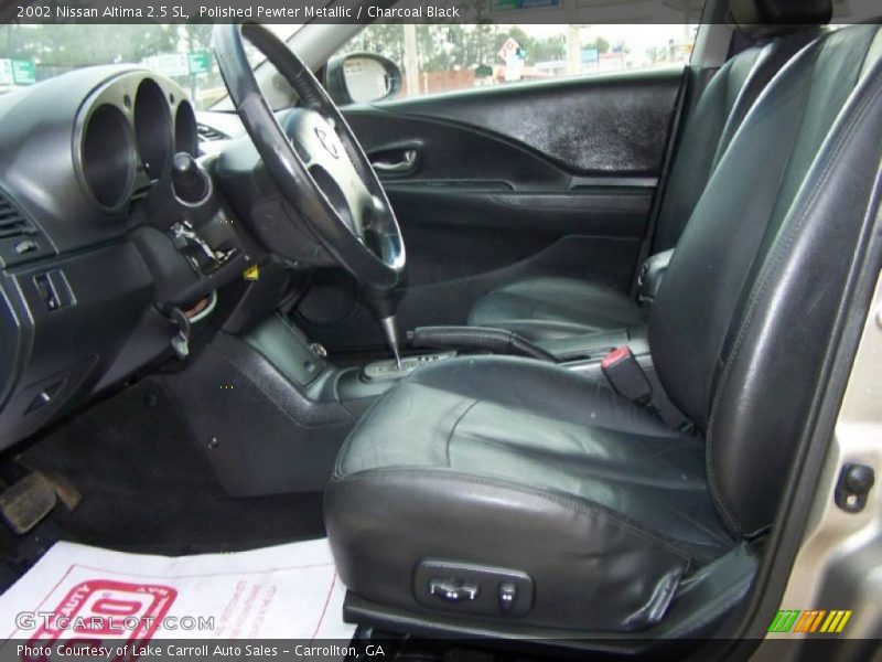 Polished Pewter Metallic / Charcoal Black 2002 Nissan Altima 2.5 SL