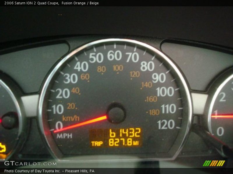 Fusion Orange / Beige 2006 Saturn ION 2 Quad Coupe