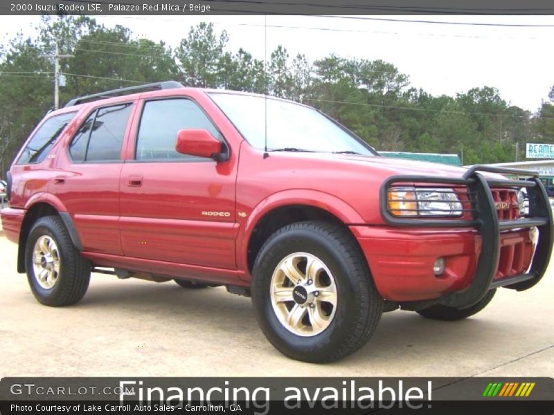 Palazzo Red Mica / Beige 2000 Isuzu Rodeo LSE