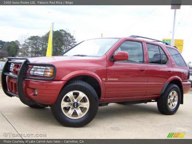 Palazzo Red Mica / Beige 2000 Isuzu Rodeo LSE